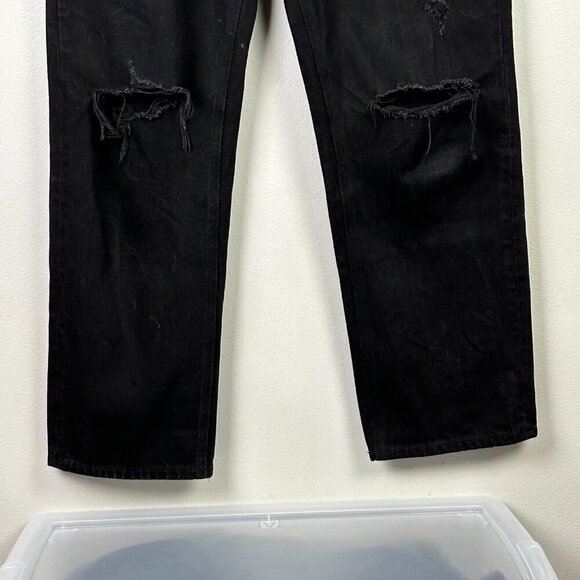 Denim Forum Joni High Rise Loose Jeans Black - Picture 6 of 11